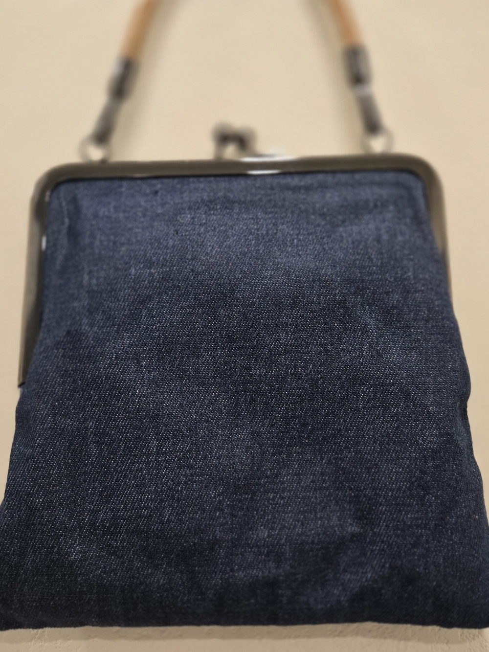 Denim Purse With 2 Straps - Picture 4 of 6
